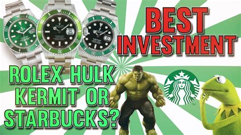 difference between rolex hulk and starbucks|starbucks vs rolex hulk.